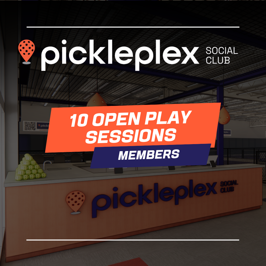 10 Open Play Sessions - Only Available for Members