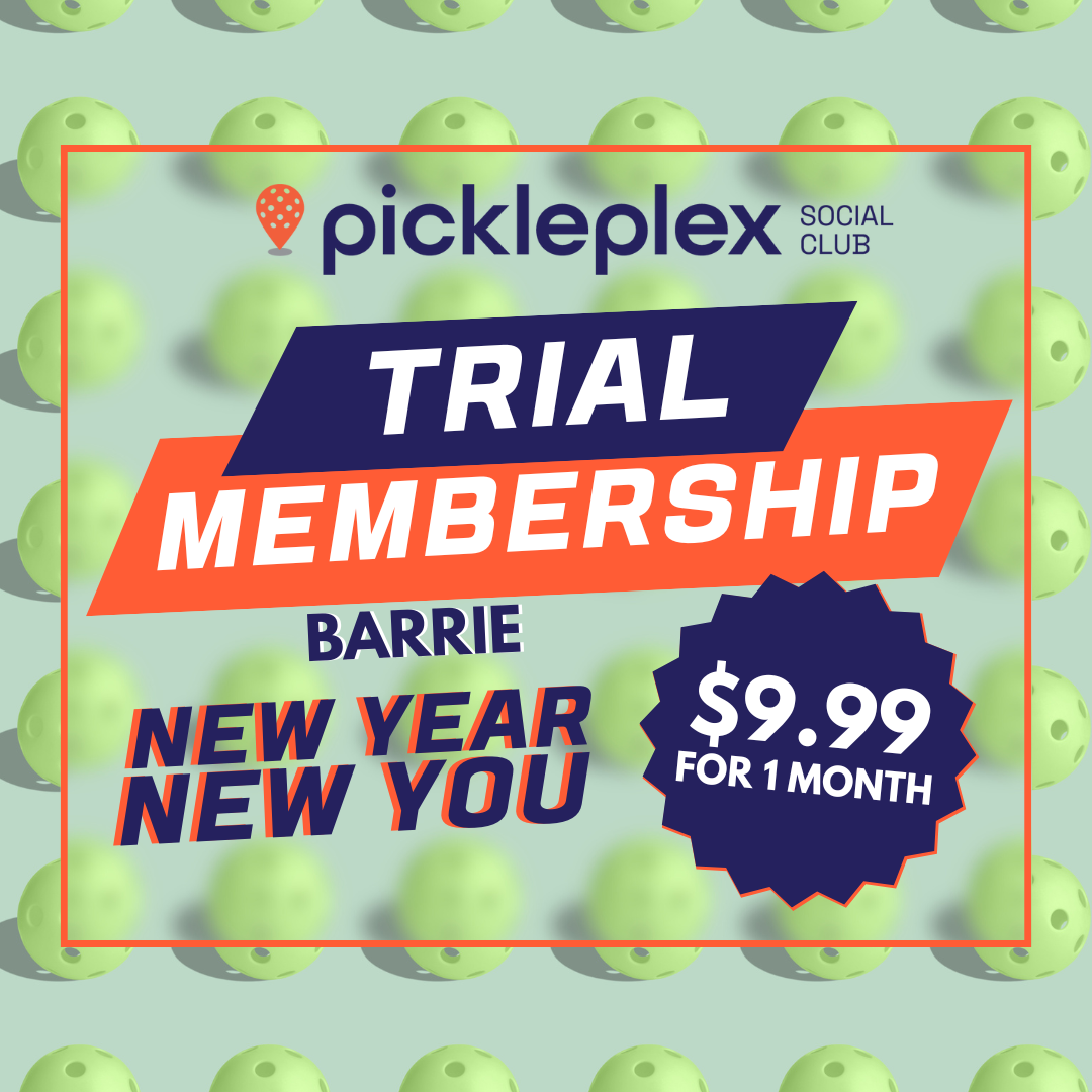 1 Month Pickleplex Barrie Trial Membership